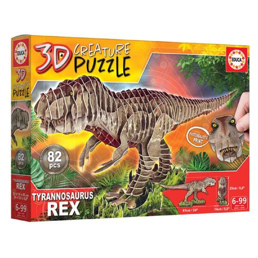 Educa Borrás - T-Rex - 3D Creature Puzzle
