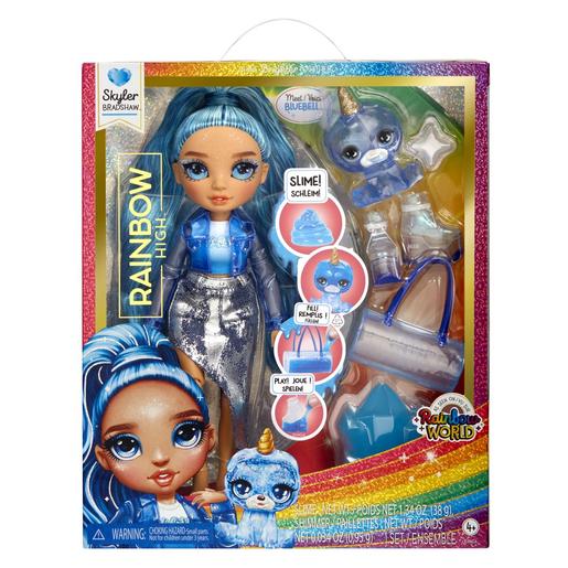 MGA - Rainbow High Fashion Doll - Skyler (Azul) ㅤ