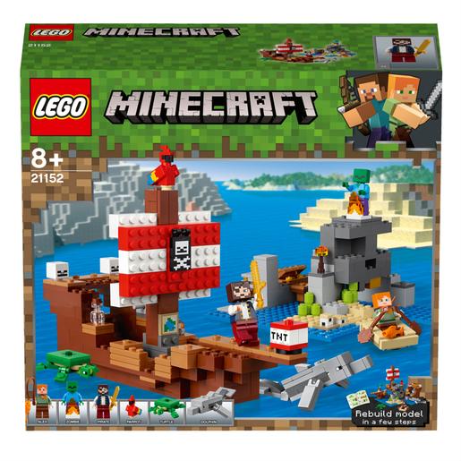 LEGO Minecraft - La Aventura del Barco Pirata - 21152