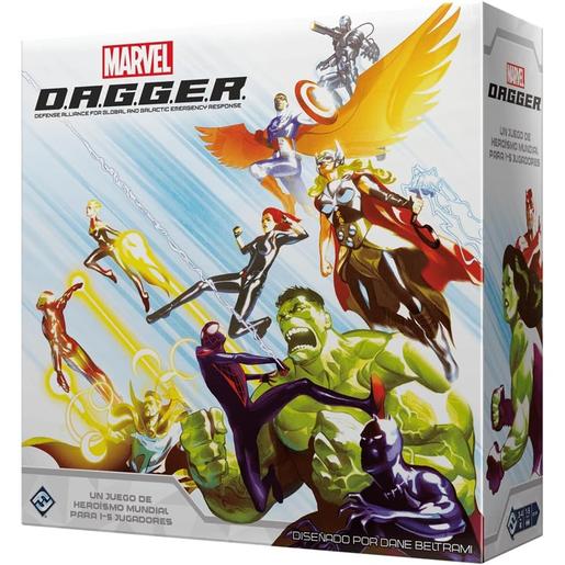 Marvel - Juego de mesa Marvel D.A.G.G.E.R en español ㅤ