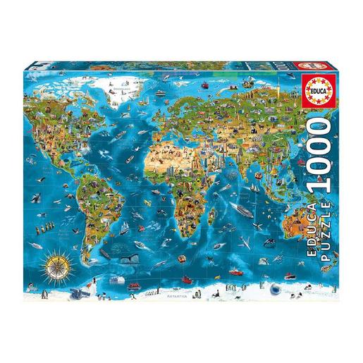 Educa Borrás - Wonders of the World - Puzzle 1000 piezas