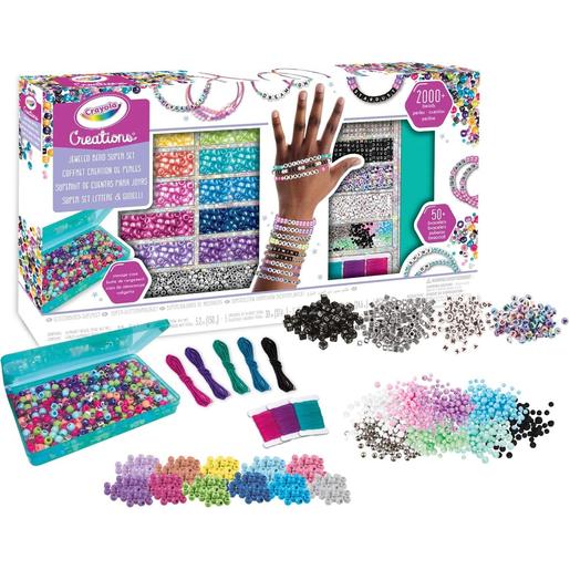 Crayola - Set de letras y joyas para actividad creativa ㅤ