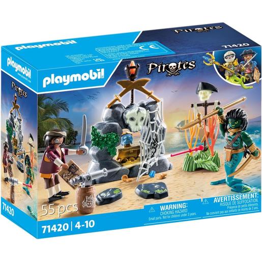 Playmobil - Juguete Playmobil Caza del Tesoro Pirata ㅤ