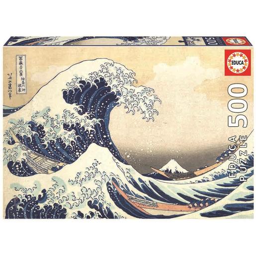 Educa Borrás - La gran ola de Kanagawa - Puzzle 500 piezas