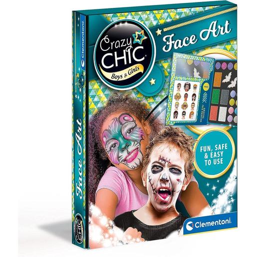 Clementoni - Juego de pinturas de cara para manualidades infantiles ㅤ