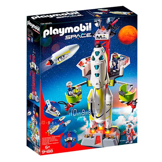 Playmobil - Cohete con Plataforma de Lanzamiento - 9488