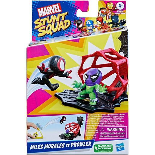 Hasbro - Escuadrón de acrobacias Marvel - Miles Morales VS Prowler