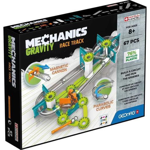 Geomag - Mecánica Gravity Race Track magnética y creativa - Set de 67 piezas (Varios modelos) ㅤ