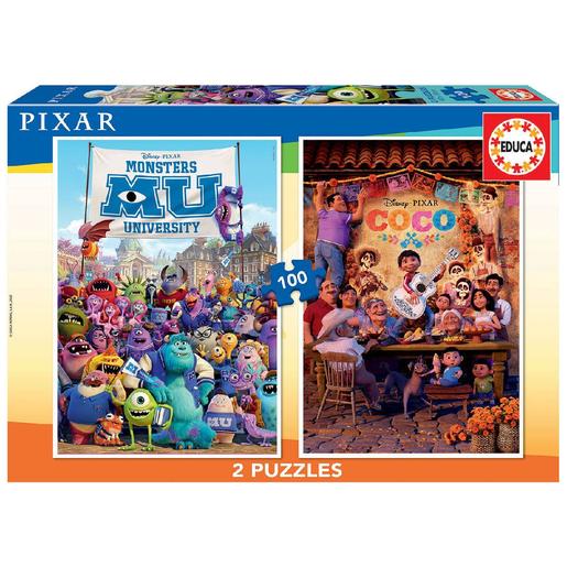 Educa Borrás - Pixar Puzzles Pack 2x100 Piezas