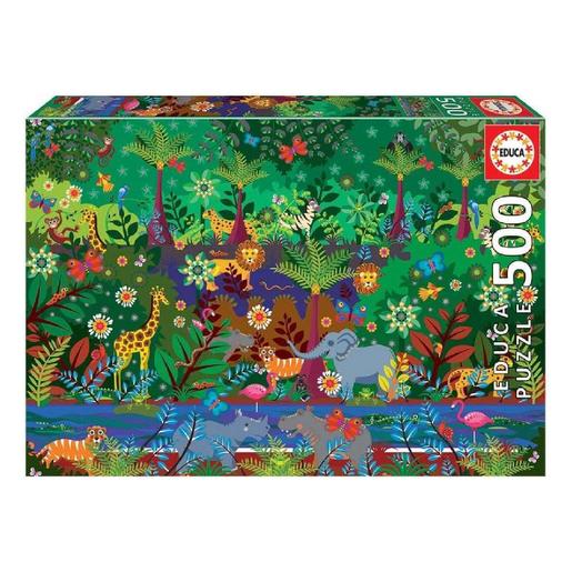 Educa Borras - Puzzle jungla 500 piezas