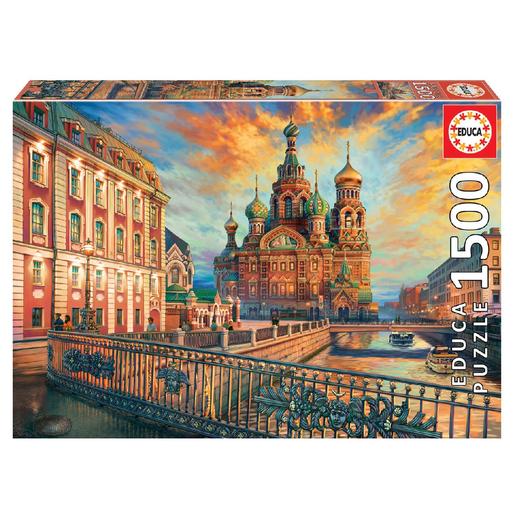 Educa Borrás - San Petersburgo Puzzle 1500 Piezas