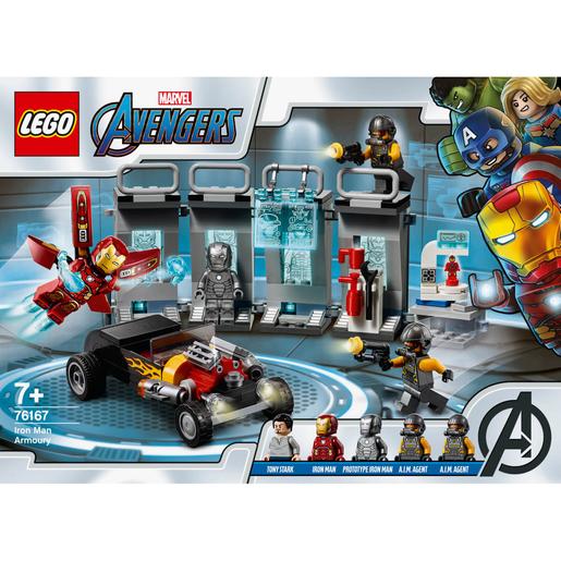LEGO Marvel Los Vengadores - Armería de Iron Man - 76167