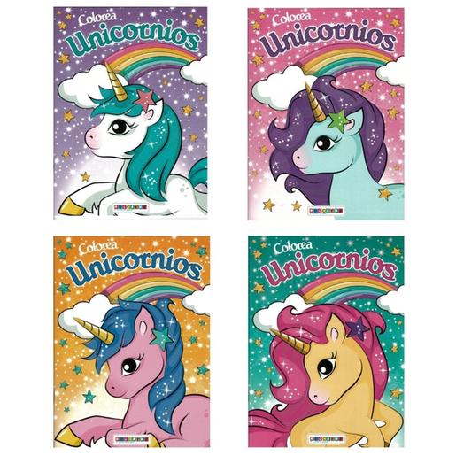 Libro para colorear unicornios (Varios modelos)