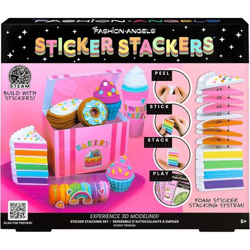 Crayola - Sticker stackers pegatinas 3d set de pasteleria ㅤ