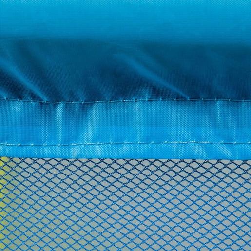 Homcom - Cama elástica con red de seguridad Ø110 cm azul
