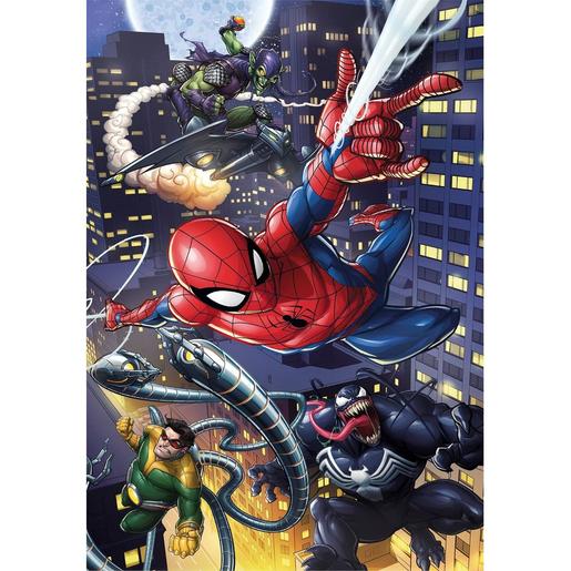 Clementoni - Puzzle infantil Marvel Spiderman 180 piezas ㅤ