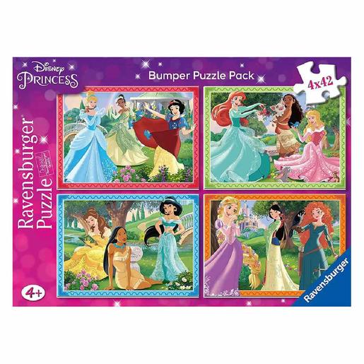 Ravensburger - Princesas Disney - Pack 4 puzzles 42 piezas