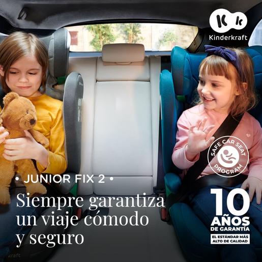 Kinderkraft - Silla de auto Junior Fix 2 i-Size (100-150 cm) Negro