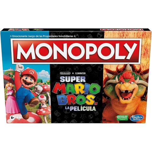 Hasbro - Super Mario - Monopoly edición película Super Mario Bros con token Bowser
