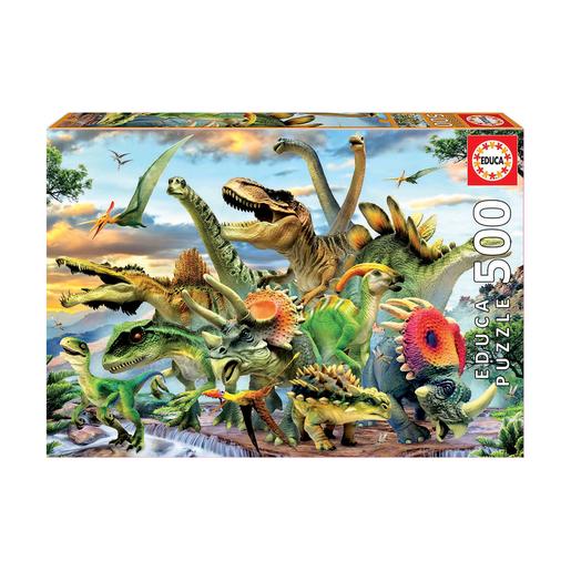 Educa Borras - Dinosaurios - Puzzle 500 Piezas