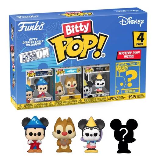 Disney - Pack 4 figuras Funko Bitty POP - Mickey mago