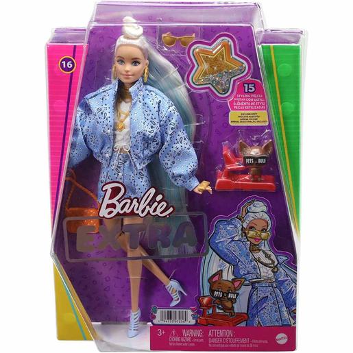 Barbie - Muñeca Extra - Conjunto estampado bandana