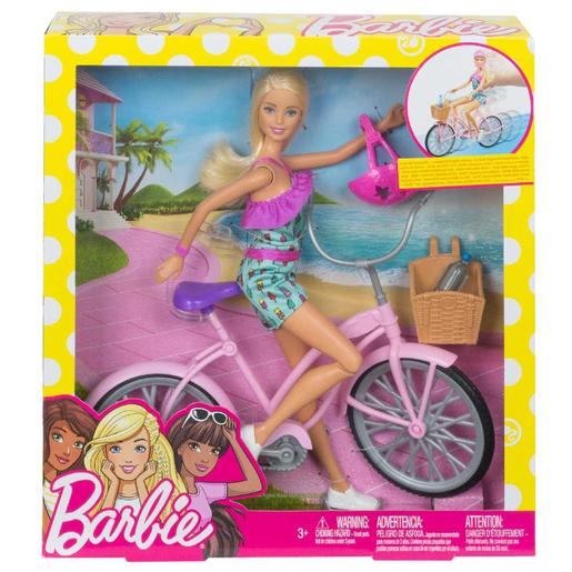 Barbie - Muñeca con bicicleta