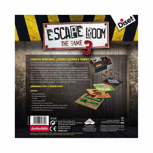 Diset - Escape Room 3 - Juego de mesa