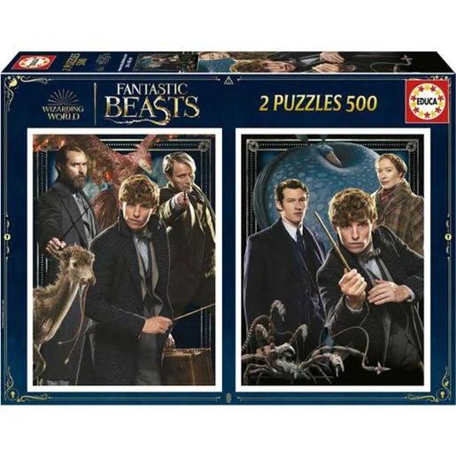 Puzzles Fantastic Beast 2x500 piezas con cola fix incluida