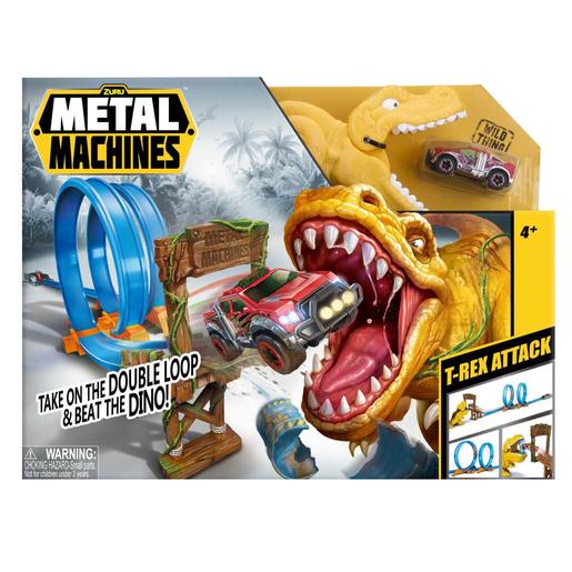 Metal Machines - Circuito con doble loop y T-Rex