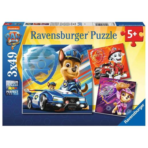 Ravensburger - Patrulla Canina - Puzzle 3x49