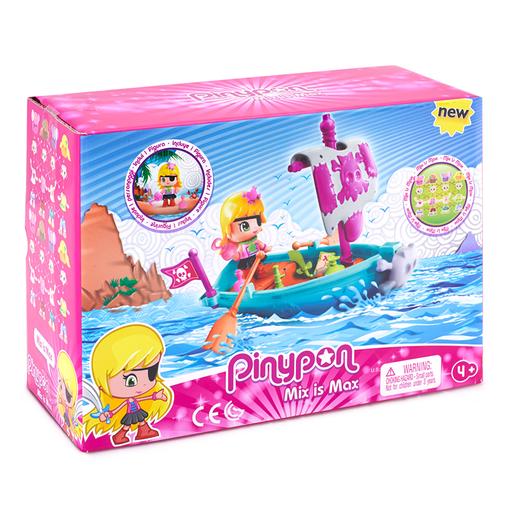 Pinypon - Barco Pirata y Figura