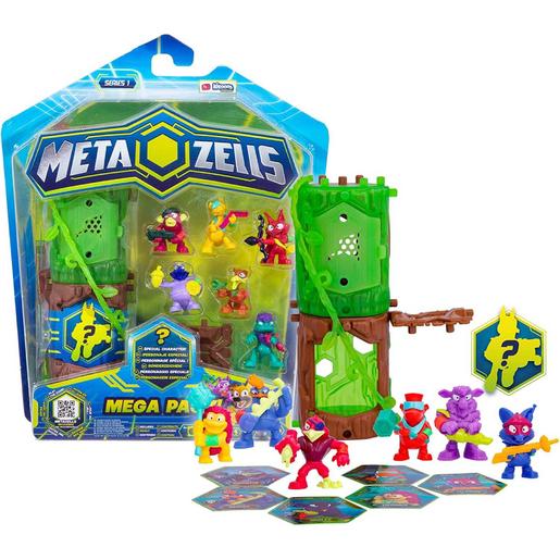Metazells - Mega pack 7 figuras + 2 troncos serie 1