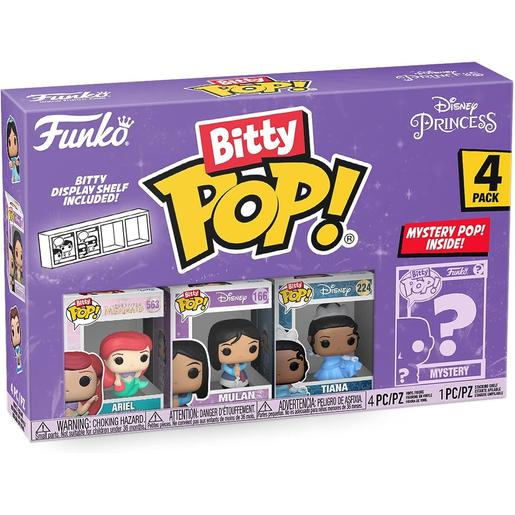 Funko - Pack de figuras coleccionables Bitty Pop! Disney Princess Ariel y Mulan (Varios modelos) ㅤ