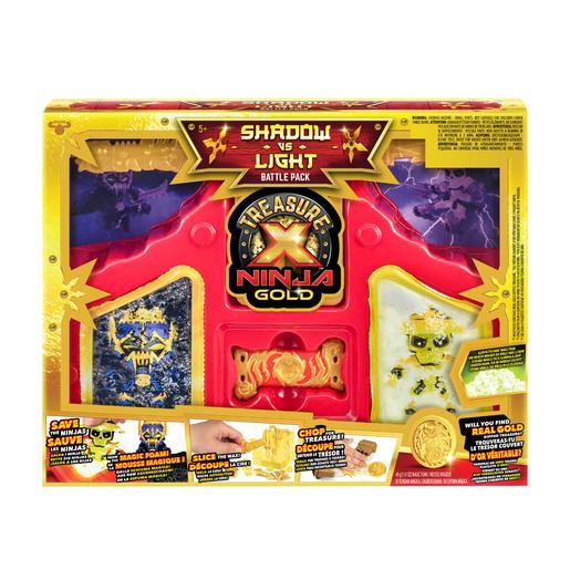 Treasure X - Shadow vs Light - Battle pack Ninja Gold (varios modelos)