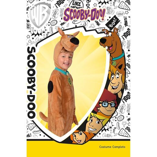 Scooby-Doo - Fantasia infantil animada em castanho e preto. XS ㅤ