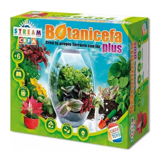 Cefa Toys - Terrario educativo con luz y libro guía Botanicefa Plus ㅤ