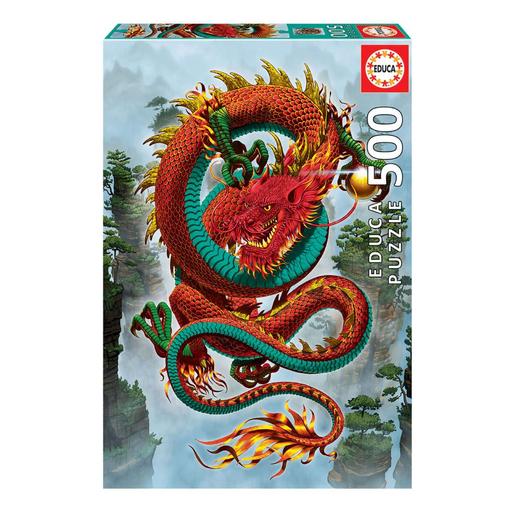 Educa Borrás - El dragón de la buena suerte - Puzzle 500 piezas