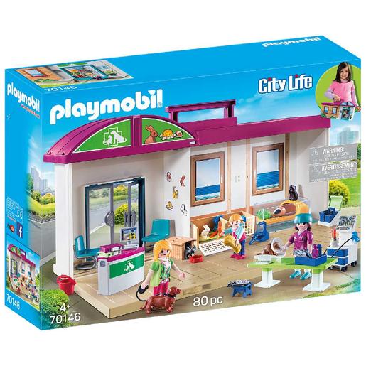 Playmobil - Clínica Veterinaria Maletín - 70146