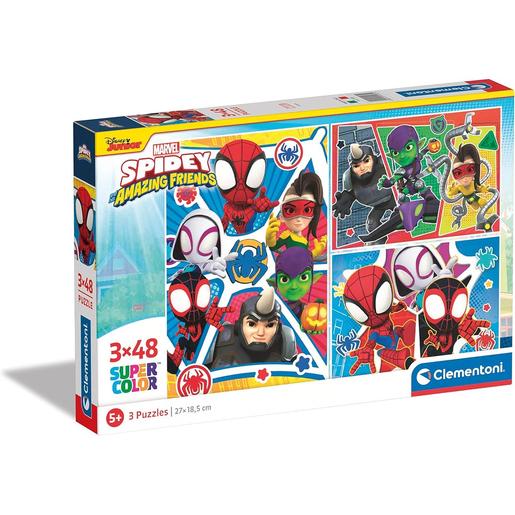 Clementoni - Puzzle Infantil de 48 Piezas de Marvel Spidey ㅤ