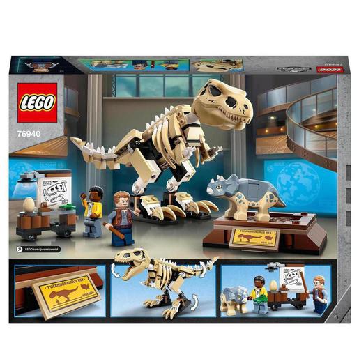 LEGO Jurassic World - Exposición del Dinosaurio T. rex Fosilizado - 76940