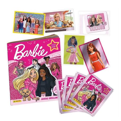 Panini - Álbum + 4 sobres de cromos - Barbie: Juntas brillamos