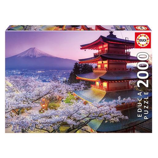 Educa Borrás - Monte Fuji, Japón - Puzzle 2000 Piezas