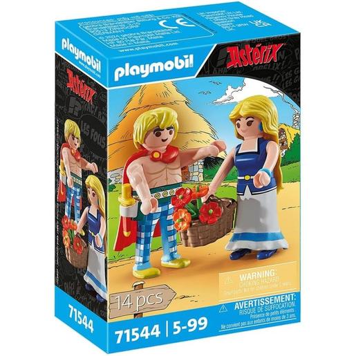 Playmobil - Astérix Tragicómix y Falbalá Juego ㅤ