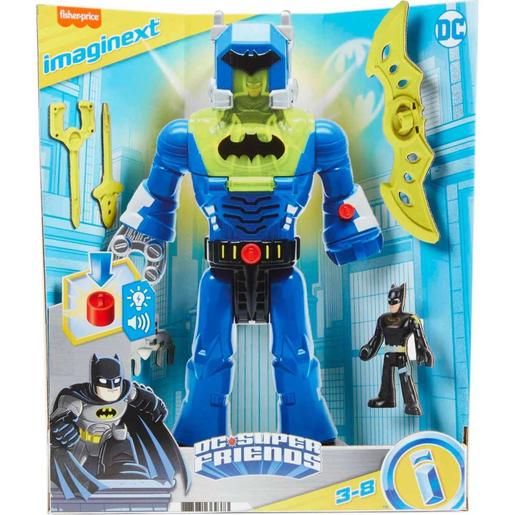 Imaginext - Batman - Imaginext DC Super Friends Batman Exo traje Robot con luces y sonidos ㅤ