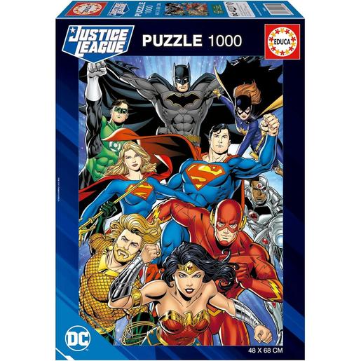 DC Cómics - Puzzle adulto 1000 piezas Liga de la Justicia ㅤ