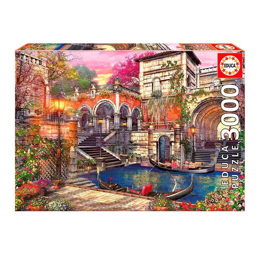 Educa Borrás - Romance en Venecia - Puzzle 3000 Piezas