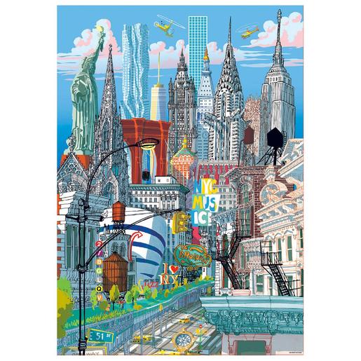 Educa Borrás - Nueva York, Carlo Stanga - Puzzle 1000 piezas