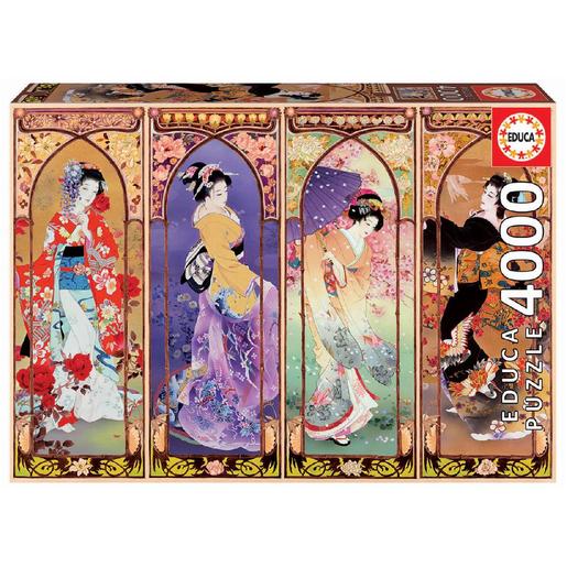 Educa Borrás - Collage japonés - Puzzle 4000 piezas