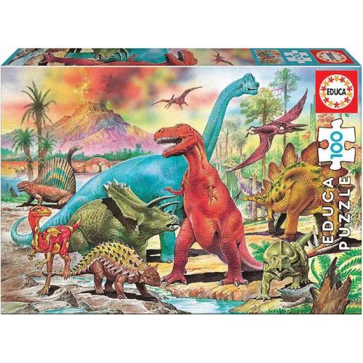 Educa Borrás - Dinosaurios - Puzzle 100 piezas